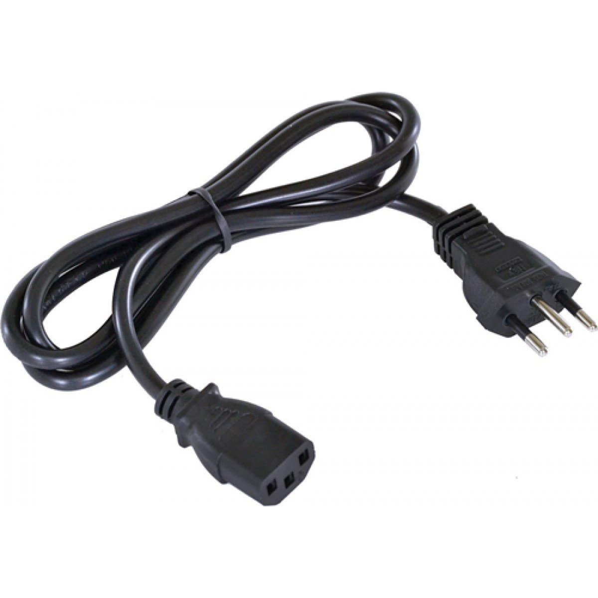 Cabo De Forca Tripolar Para Fonte 3x0.50 Mm, 250v, 10a, 1.2 Metros - Imagem 2