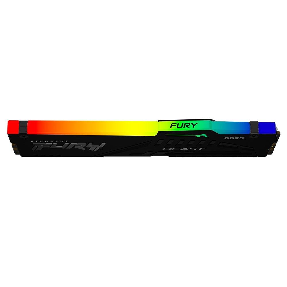 Memória DDR5 Kingston Fury Beast, RGB, 32GB (2x16GB), 5600MHz, DDR5, CL40, Preto - KF556C40BBAK2-32 - Imagem 5