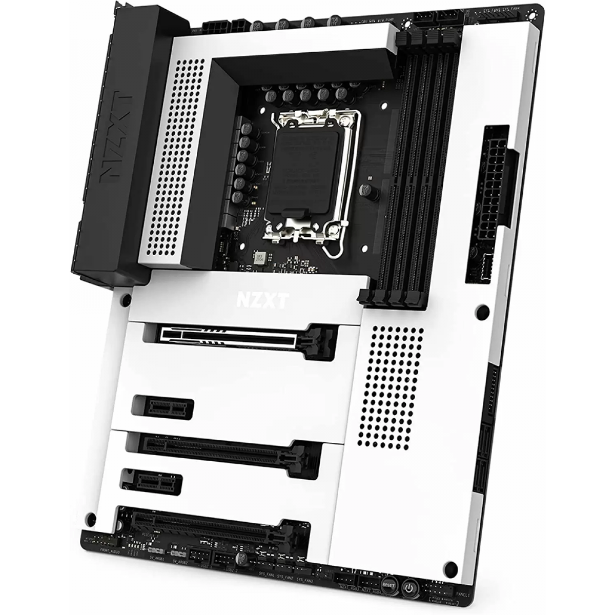 Placa Mãe NZXT Z790 N7 White, Wifi e Bluetooth, Intel LGA 1700, ATX, 4x slots DDR5, 3x slots M2 - N7-Z79XT-W1 - Imagem 2