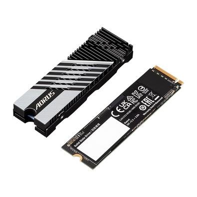 SSD 1TB AORUS Gen4 com Dissipador para PC e PS5, NVMe, PCIe 4.0 x4, Leitura 7300MB/s e Gravação 6000MB/s - AG4731TB - Imagem 2