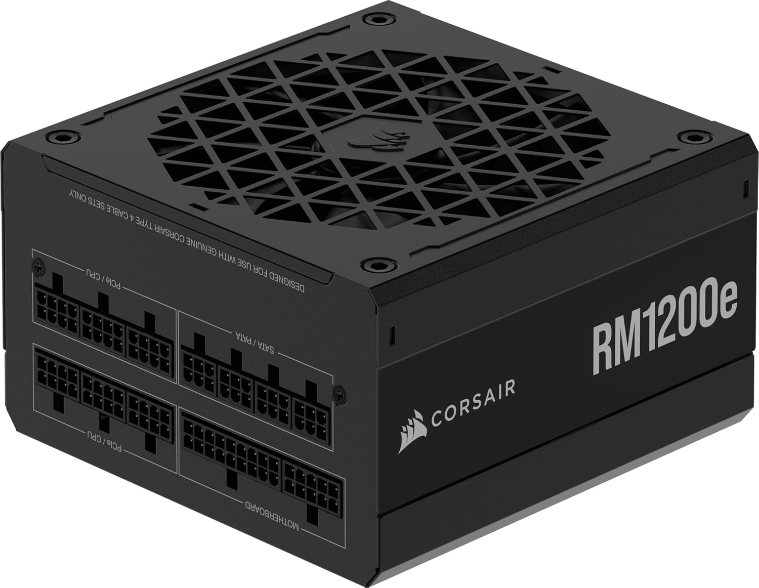 Fonte 1200W Corsair RM1200e, Full Modular com Cabos, ATX 3.1 PCIe 5.1, 80 Plus Cybenetics Platinum, Preto, CP-9020258-BR