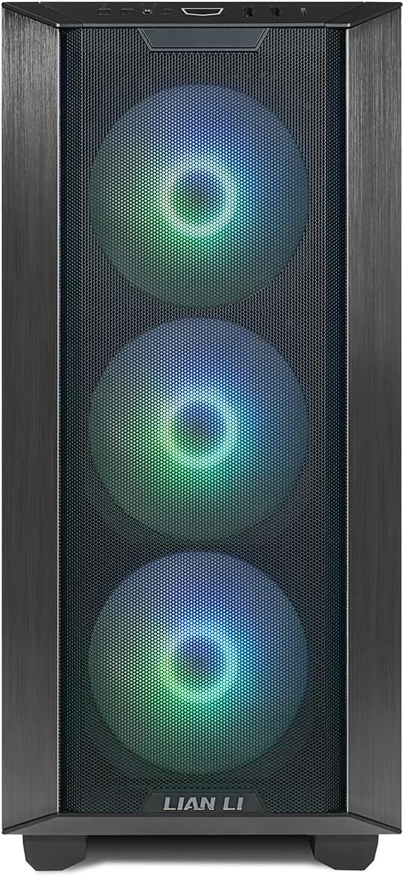 Gabinete Gamer Lian Li Lancool III-R, Fulltower, Lateral de Vidro, Com 4 Fans (3 ARGB), Preto - LANCOOL-3R-X-BK - Imagem 3