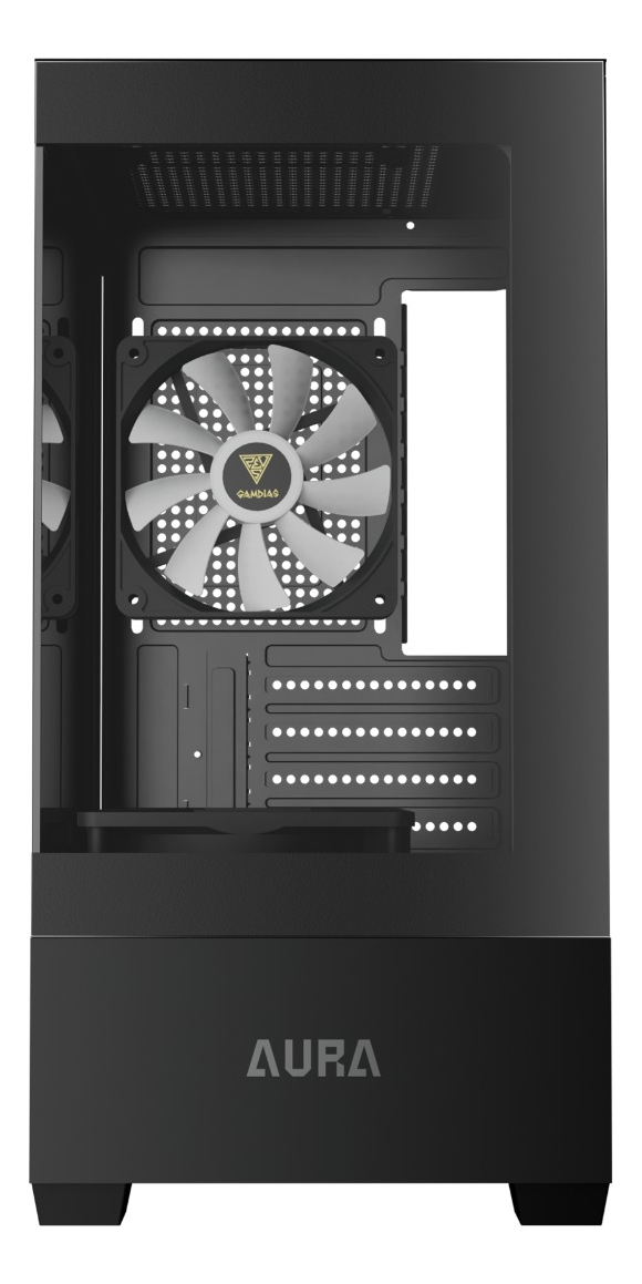 Gabinete Gamdias 3 Fans ARGB AURA GC 9M ELITE, M-ATX, Preto - Imagem 4