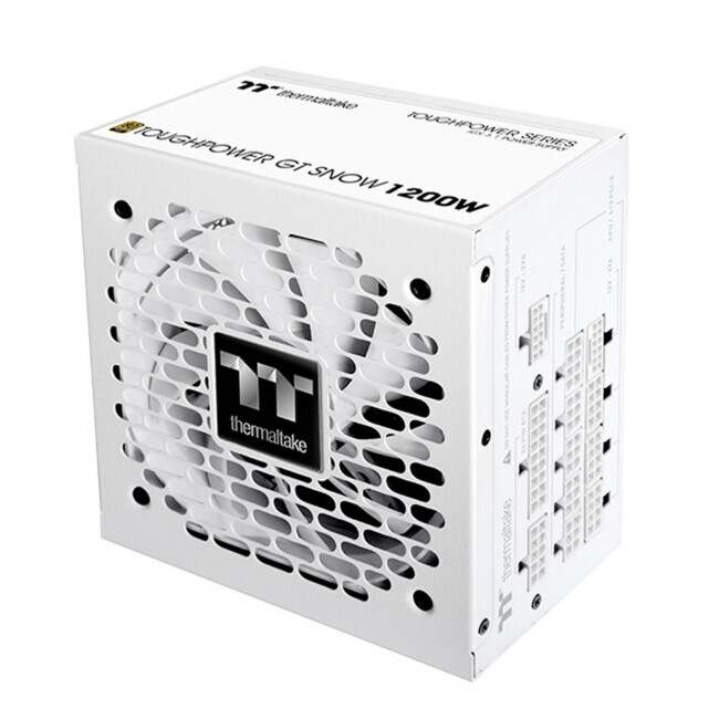 Fonte 1200W Thermaltake Toughpower GT Snow, ATX 3.1 e PCI 5.1, Full Modular, 80 Plus Gold, PS-TPT-1200FNFAGB-W - Imagem 3
