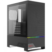 Gabinete Redragon Carbon RGB, Mid Tower, Vidro Temperado, ATX, Sem Fan, Preto - CA-610B