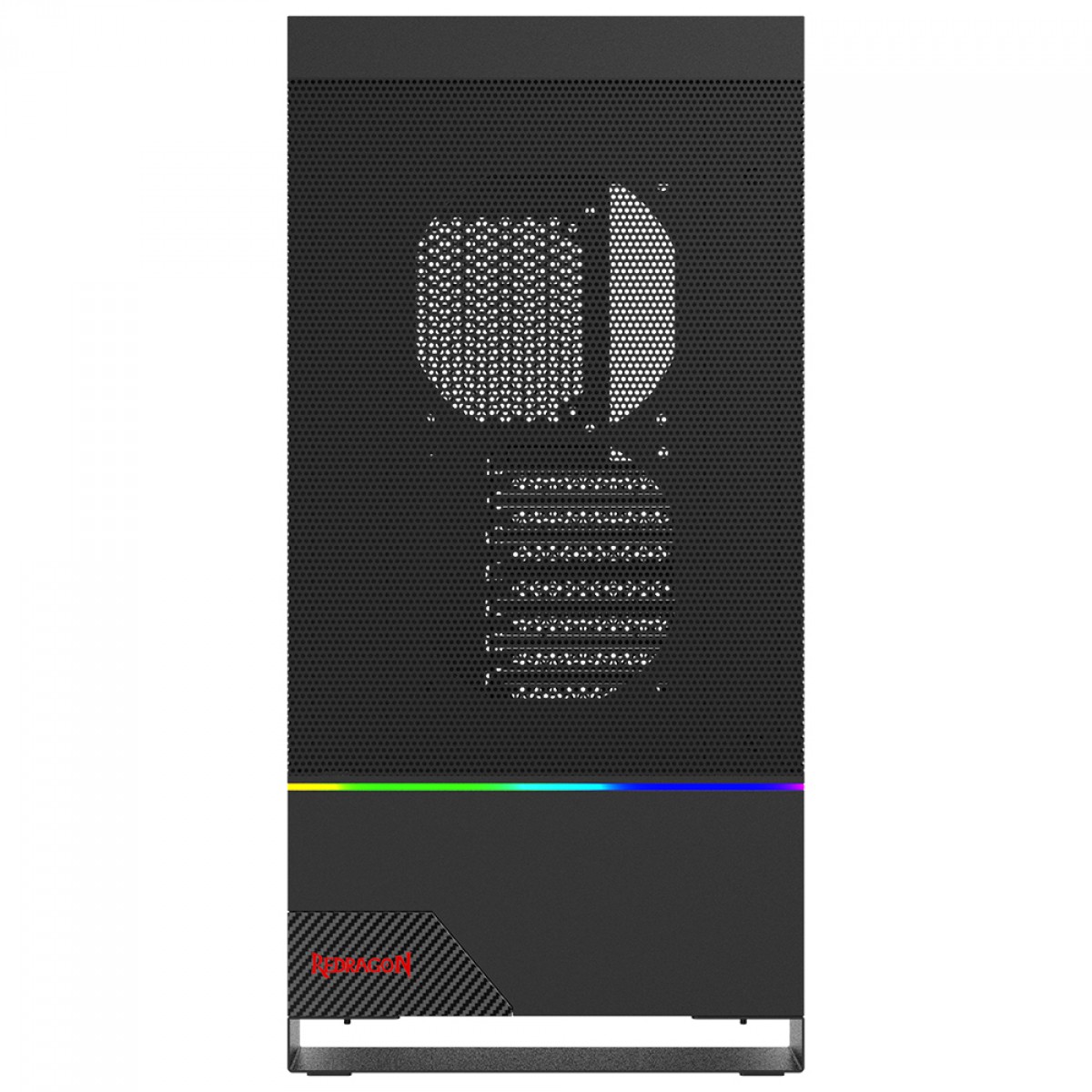 Gabinete Redragon Carbon RGB, Mid Tower, Vidro Temperado, ATX, Sem Fan, Preto - CA-610B - Imagem 2