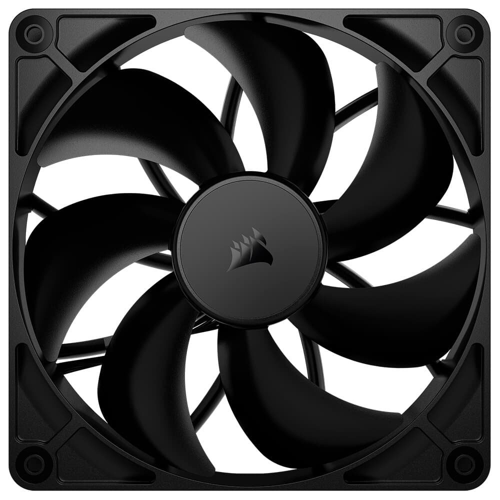Kit Fan Com 2 Unidades Ventoinhas Corsair RS140, 140mm, PWM, Preto - CO-9050191-WW - Imagem 2