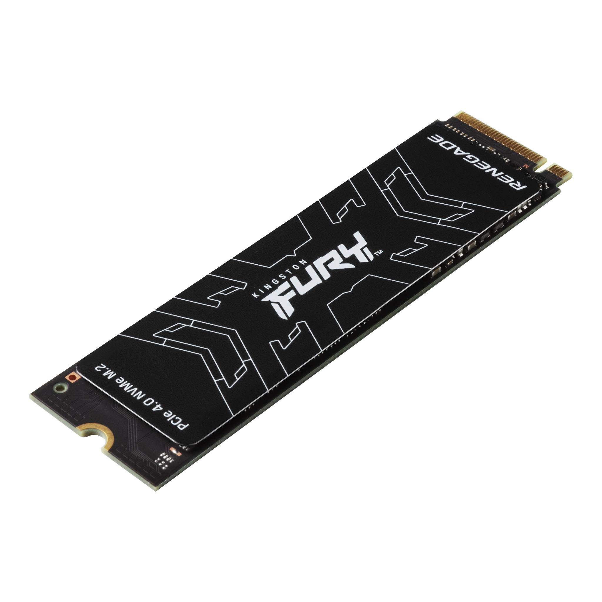 SSD 500 GB Kingston Fury Renegade, M.2 2280 PCIe, NVMe, Leitura: 7300MB/s e Gravação: 3900MB/s - SFYRS/500G - Imagem 3