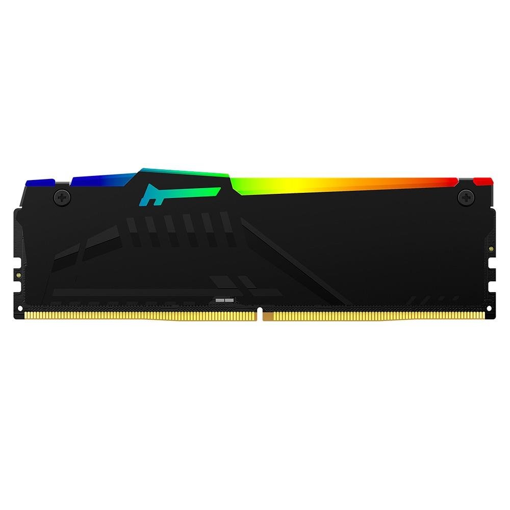 Memória RAM DDR5 32GB, 5600Mhz, Kingston Fury Beast, RGB, Preta, Intel XMP - KF556C40BBA-32 - Imagem 3