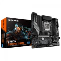 Placa Mãe Gigabyte B760M GAMING X Black GEN5 (LGA 1700/4xDDR5/HDMI/DP/M.2/USB 3.2)