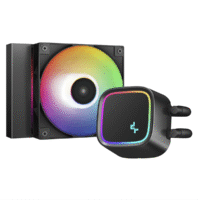 Water Cooler DeepCool LE300, LED 6 Cores 120mm, Intel-AMD - R-LE300-BKLNMC-G-1