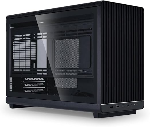 Vidro Lateral Esquerdo para Gabinetes Lian Li DAN Case A3 M-ATX Preto - Imagem 3