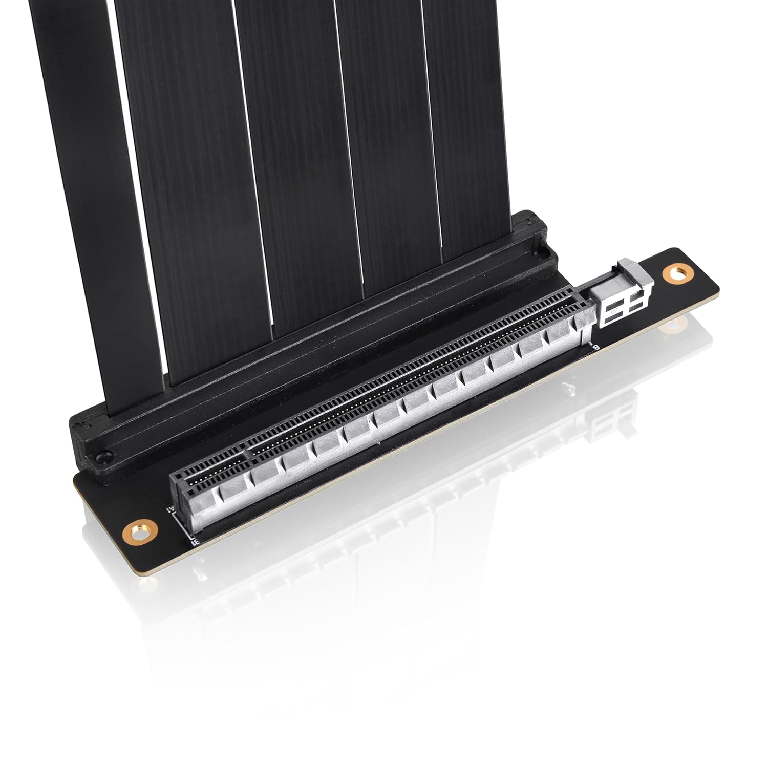 Cabo Riser PCI-E 4.0 Dual 90 Graus Thermaltake 130MM - AC-071-CO1OTN-C1 - Imagem 4