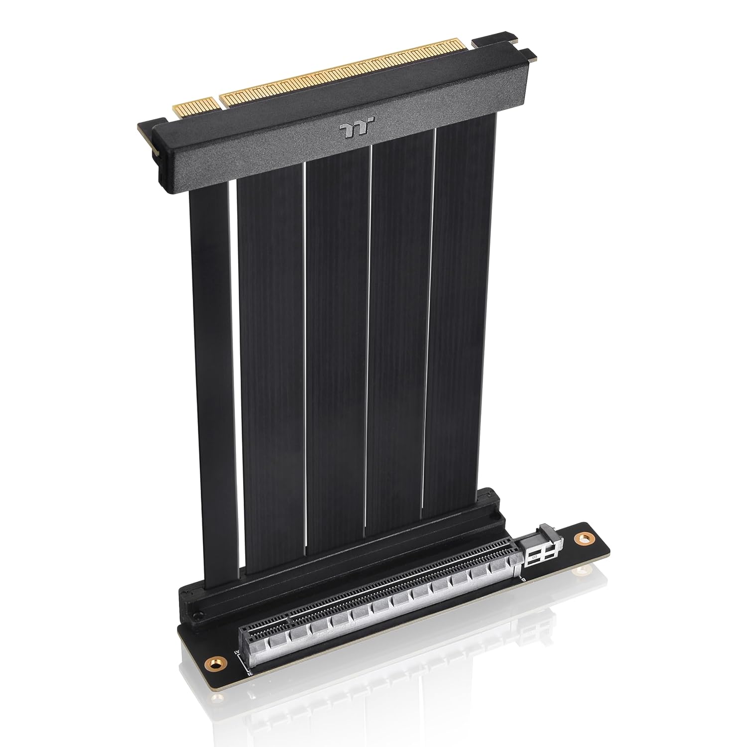Cabo Riser PCI-E 4.0 Dual 90 Graus Thermaltake 130MM - AC-071-CO1OTN-C1