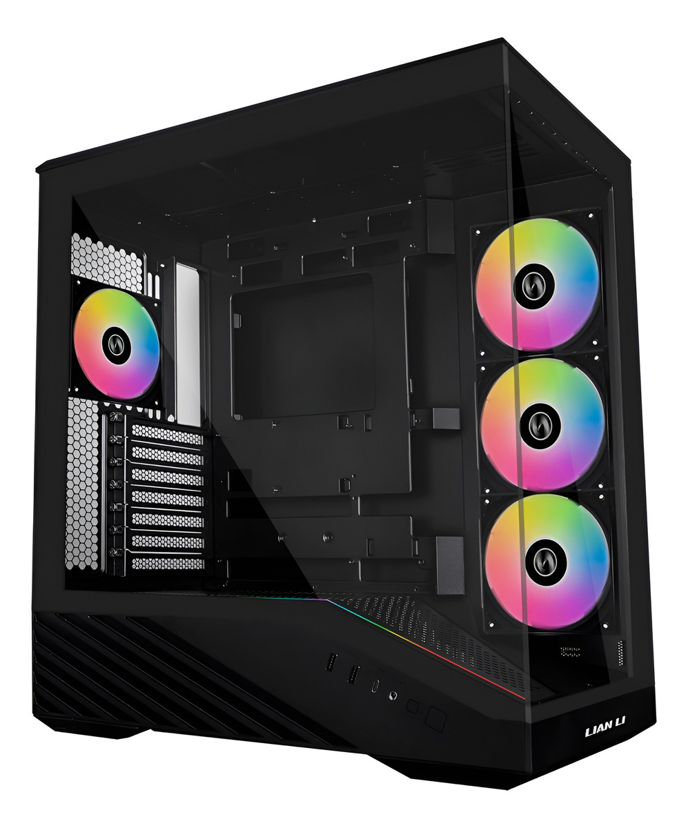 Gabinete Lian Li Vetor V100, Mid Tower, Vidro Temperado, E-ATX, Com 4x Fans ARGB- V100RX