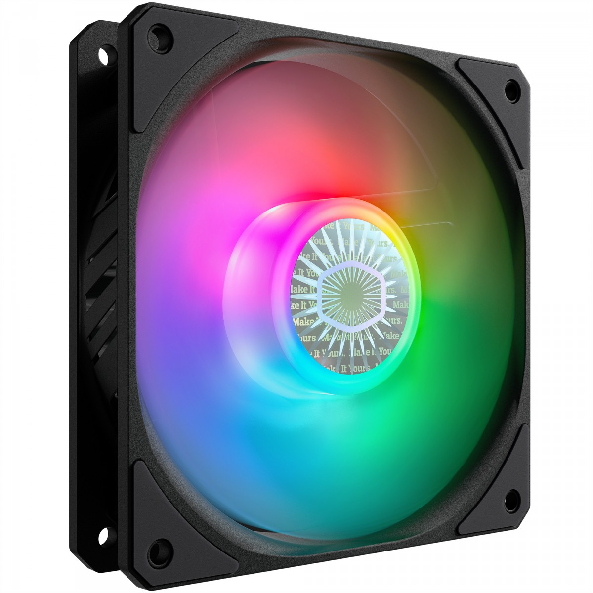 Kit 3x Coolers para Gabinete Cooler Master SickleFlow, 120mm, ARGB, Preto, 62 CFM, 27 dBA e 1800RPM - MFX-B2DN-183PA-R1
