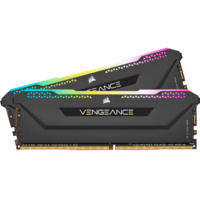 Memória DDR4 16GB (2x8GB) Corsair Vengeance RGB PRO SL, 3200MHz, Black, CMH16GX4M2E3200C16