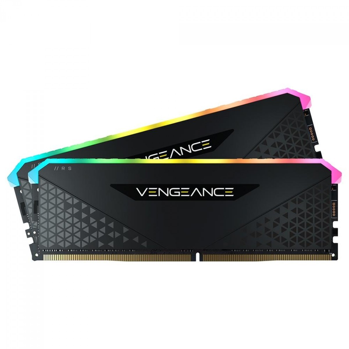 Memória DDR4 16GB (2x8GB) Corsair Vengeance RGB RS, 3600MHz, Black, CMG16GX4M2D3600C18