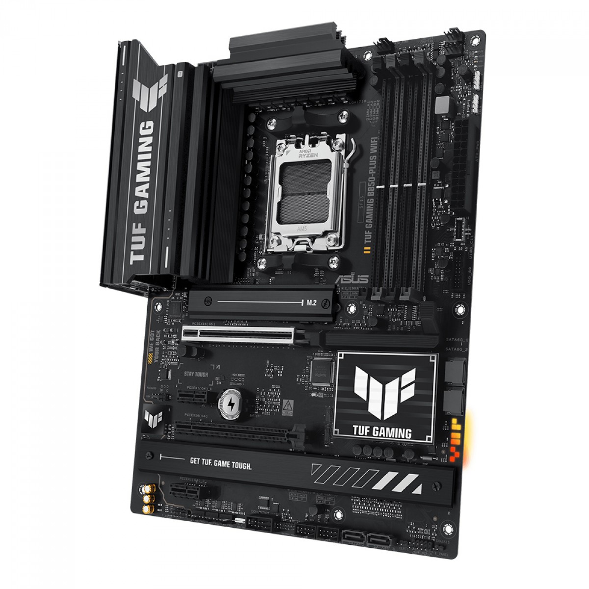 Placa Mãe Asus TUF Gaming B850-PLUS WIFI 7 e Bluetooth, AMD AM5, ATX, DDR5, 90MB1J30-M0EAY0 - Imagem 4