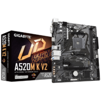 Placa Mãe Gigabyte A520M K V2, AMD AM4, MATX, DDR4