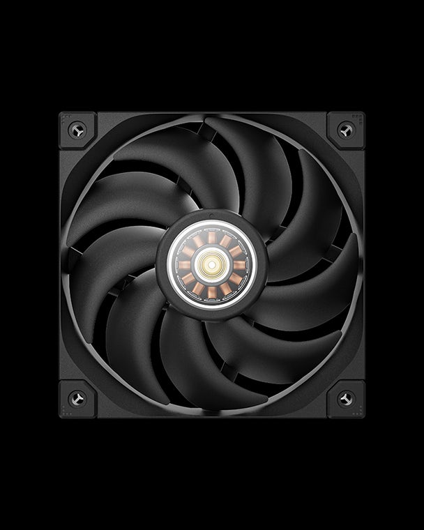 Cooler Para Gabinete DeepCool FT12 Preto, 120mm, PWM, 2150 RPM, 75 CFM