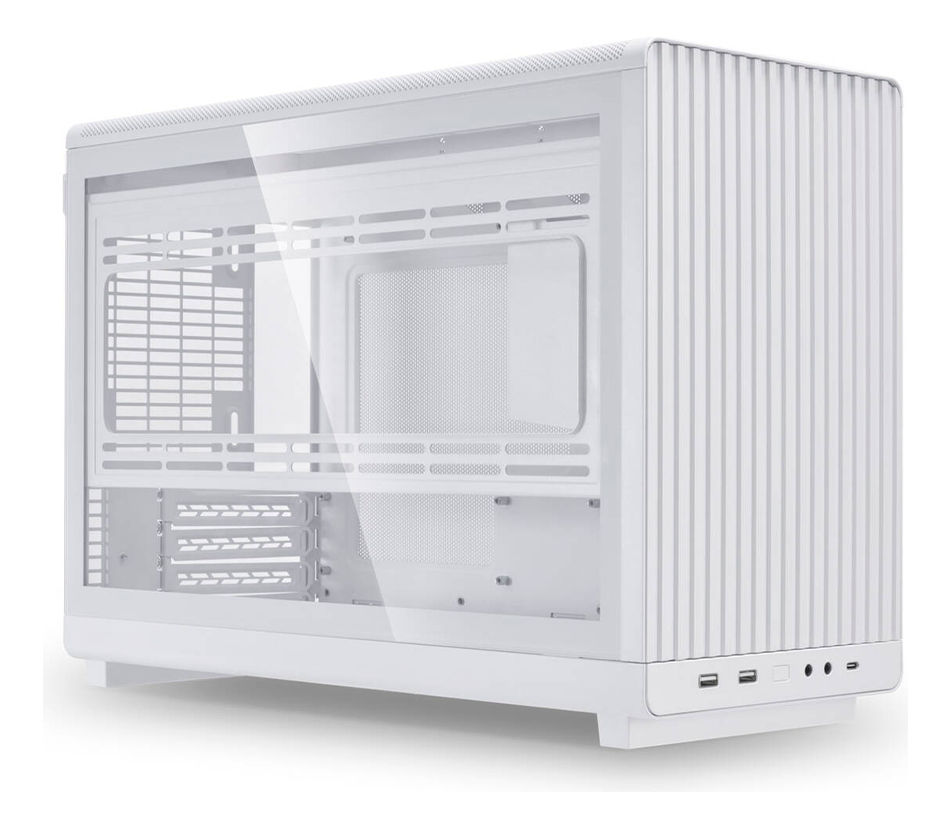 Vidro Lateral Esquerdo para Gabinetes Lian Li DAN Case A3 M-ATX Branco - Imagem 2