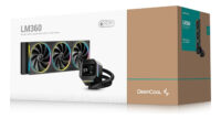 Water Cooler DeepCool LM360 ARGB Preto Com Tela IPS 2.4, 360mm - R-LM360-BKDMMC-1