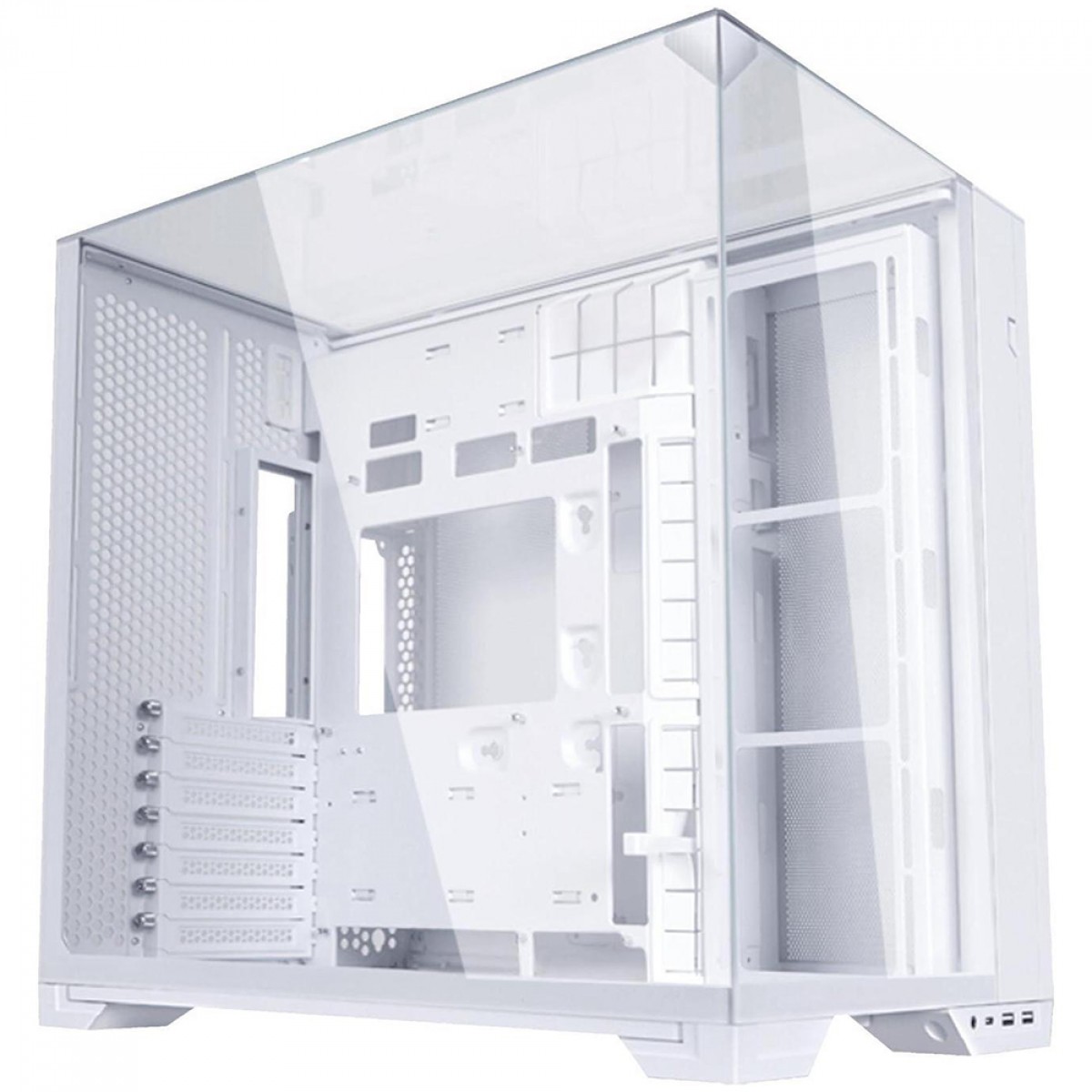 Gabinete Lian Li O11 Vision Compact Branco, Tampa superior Mesh e Vidro incluídas - O11VPW