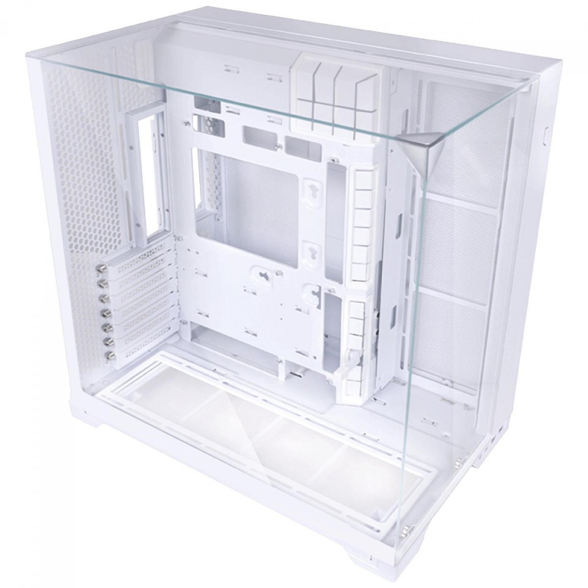 Gabinete Lian Li O11 Vision Compact Branco, Tampa superior Mesh e Vidro incluídas - O11VPW - Imagem 2