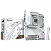 Placa Mãe Branca X870E AORUS ELITE X3D ICE WIFI 7 (AM5/4xDDR5/HDMI/DisplayPort/M.2/USB 4)