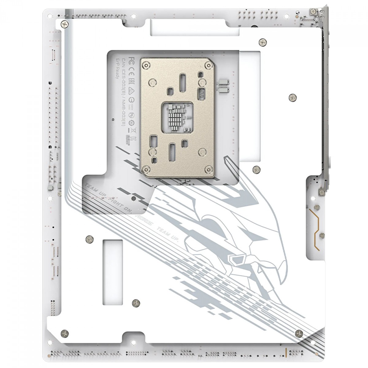 Placa Mãe Branca X870E AORUS ELITE X3D ICE WIFI 7 (AM5/4xDDR5/HDMI/DisplayPort/M.2/USB 4) - Imagem 5