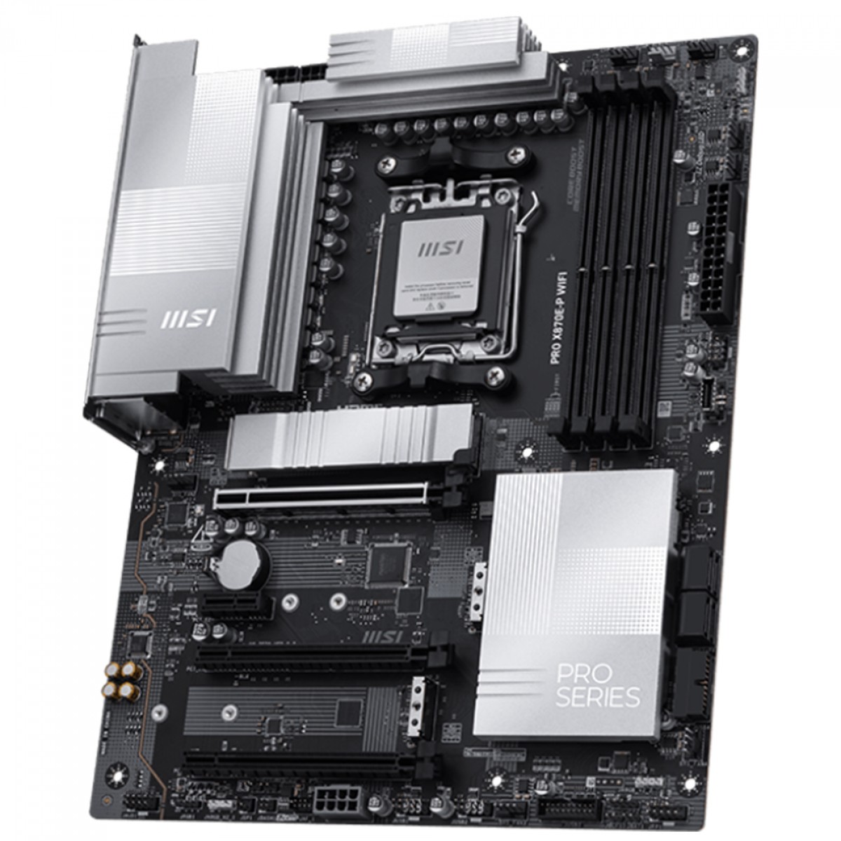 Placa Mãe MSI PRO X870E-P WiFi 7 e Bluetooth, AMD AM5, ATX, DDR5 - Imagem 3