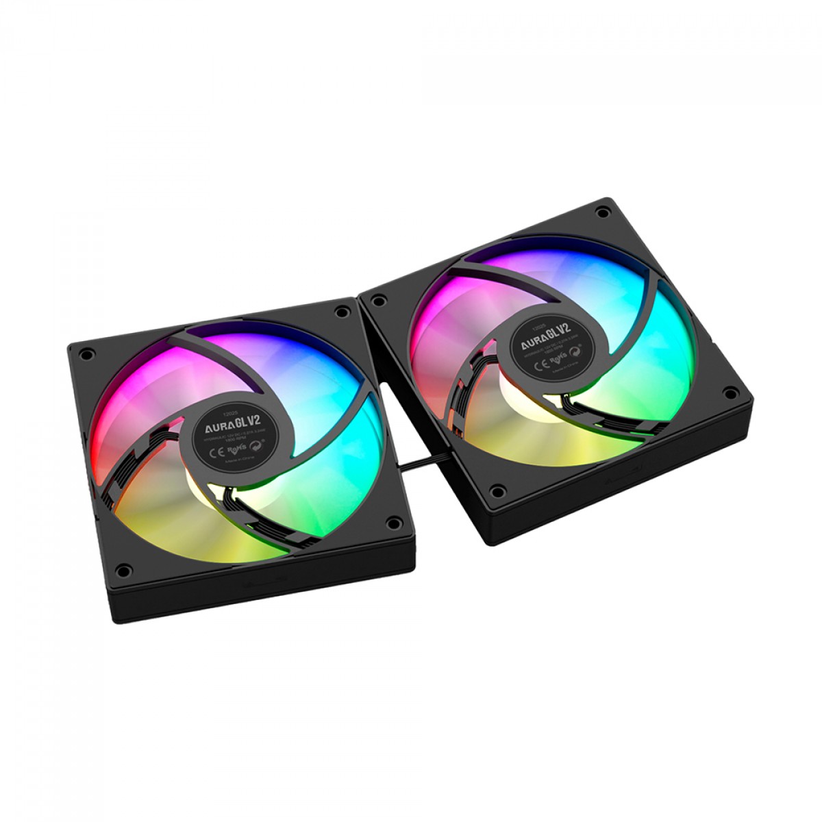 Water Cooler Gamdias Aura GL 240 V2, 240mm, ARGB, Intel/AMD, Black - Imagem 2
