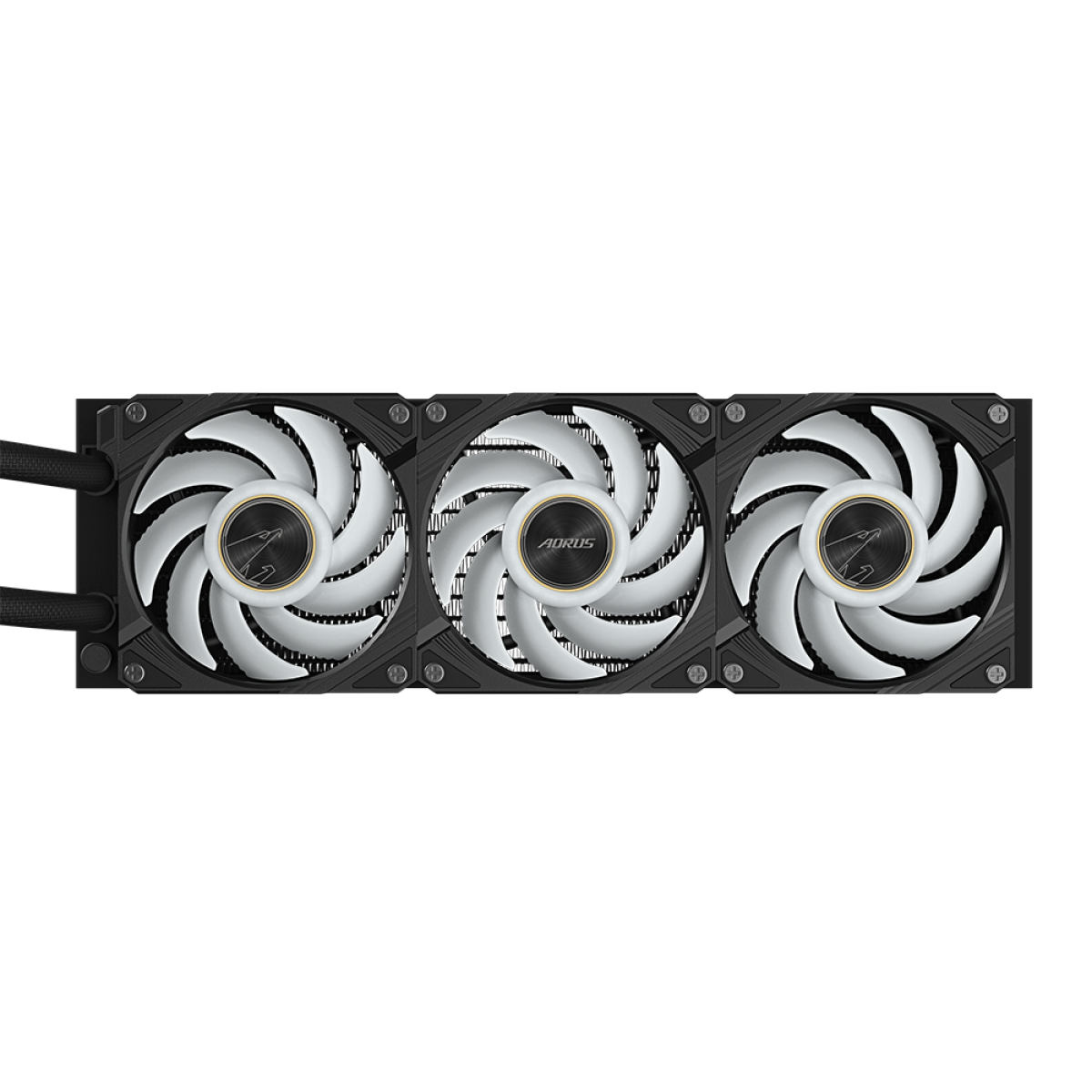 Water Cooler WATERFORCE X II Display LCD Aorus 360, ARGB, 360mm, Intel/AMD, Preto - Imagem 4