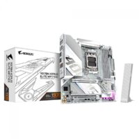 Placa Mae Gigabyte X870M Aorus Elite Wifi7 ICE, DDR5, AMD AM5, M-ATX, Branca
