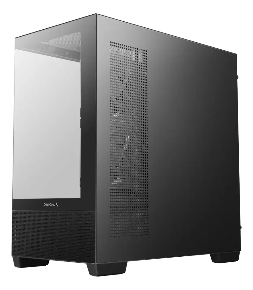 Gabinete Deepcool CG380, ARGB, Mini-Tower, Lateral de Vidro, Com 3 Fans, Preto, R-CG380-BKAGM3-G - Imagem 4