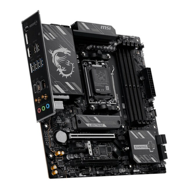 Placa Mãe MSI B850M Gaming Pro WiFi 6E e Bluetooth, AMD AM5, mATX, DDR5 - Imagem 4